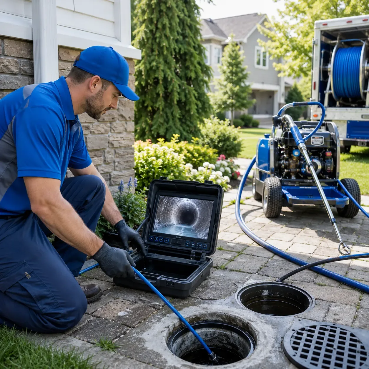 Outdoor drain cleaning professionals serving Rowe, VA